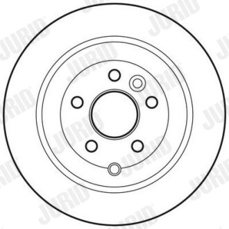 Гальмівний диск задній Land Rover Freelander 2 Jurid 562765JC