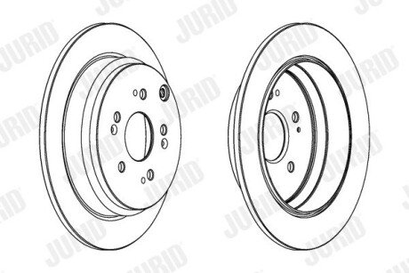 Диск гальмівний Jurid 562884JC