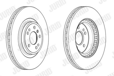 Диск тормозной Jurid 563002JC-1