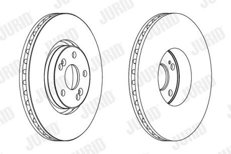 Диск гальмівний Jurid 563025JC-1 (фото 1)