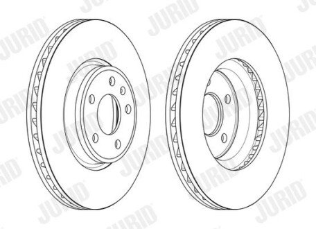 Диск тормозной Jurid 563174JC-1