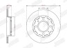 Гальмівний диск задній CITROËN C4 / OPEL Corsa, Mokka / PEUGEOT 208, 2008 Jurid 563364JC (фото 1)