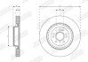Гальмівний диск передній Mercedes GL-Class (X166), GLE (W166), GLS (X166), M-Class (W166) Jurid 563482JC1 (фото 2)