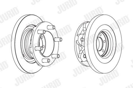 Диск гальмівний Jurid 567118J