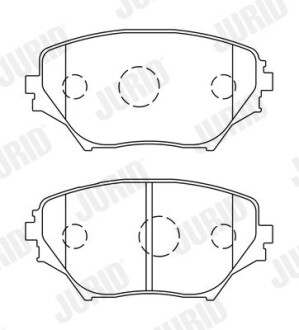 Гальмівні колодки передні Toyota RAV-4 II Jurid 572487J