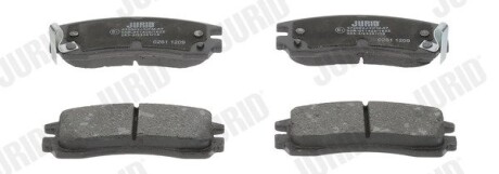 Тормозные колодки задние OPEL SINTRA/MITSUBISHI 3000/BUICK/CADILLAC/CHEVROLET/OLDSMOBILE/PONTIAC Jurid 573062J