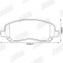 Гальмівні колодки передні Jeep Compass / PatRiot / Mitsubishi Lancer / ASX / Galant Jurid 573278J (фото 2)