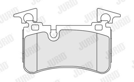 Гальмівні колодки Jurid 573615J