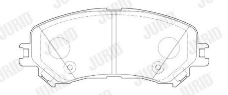 Колодки гальмівні дискові Jurid 573673J