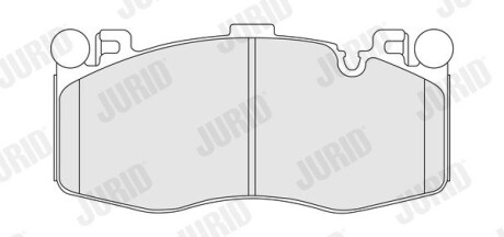 Гальмівні колодки передні BMW X5 (F15, F85), X6 (F16, F86) Jurid 573879J