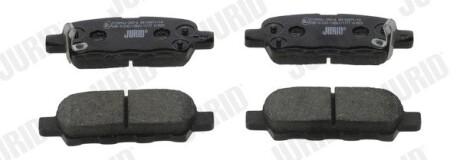 Тормозные колодки задние Renault Koleos I, II / Nissan Altima, Cube, Juke, Leaf, Qashqai, Tiida/ Infi Jurid 573890J