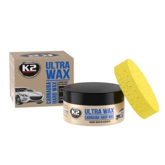 Поліроль восковий для кузова Ultra Wax з губкою 250 г (K073) K2 K20110