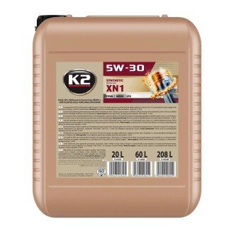 Олива моторна Synthetic SN XN1 5W-30 20 л (O14920E) K2 K20943