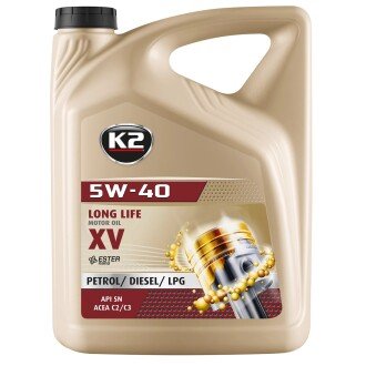 Олива моторна Synthetic Motor Oil XV-C3 5W-40 5 л (O1225E) K2 K20999