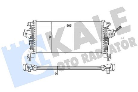 Інтеркулер Chevrolet Cruze - Opel Astra J, Astra J Gtc, Cascada -Vauxhall Astra Mk Vi OTO RADYATOR Kale 344800