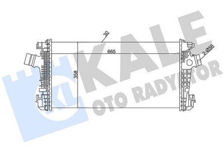 Інтеркулер Chevrolet Cruze, Orlando, Opel Astra J, Astra J Gtc OTO RADYATOR Kale 344900 (фото 1)