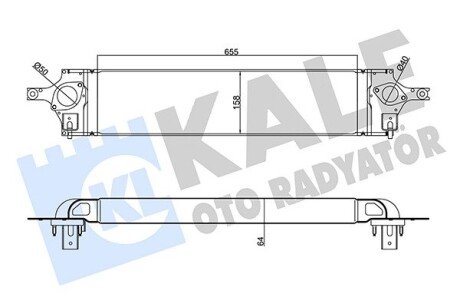 Интеркулер Nissan Koleos, X-Trail Kale 345125 (фото 1)