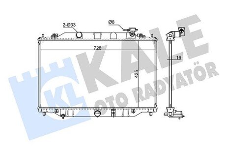 Радіатор охолодження Mazda Cx-5 Radiator OTO RADYATOR Kale 347930