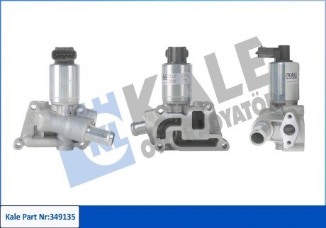 Клапан EGR Opel Agila, Astra G, Astra H, Corsa C, MerIVa Kale 349135