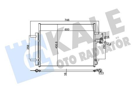 Радіатор кондиціонера Ford Mondeo IV OTO RADYATOR Kale 350590 (фото 1)