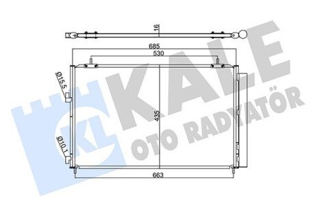 Радіатор кондиціонера Toyota Rav 4 Iv Condenser OTO RADYATOR Kale 353095