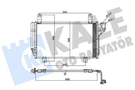 Радіатор кондиціонера Mazda Cx-5 Condenser OTO RADYATOR Kale 357795 (фото 1)