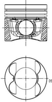 Поршень 0.50 Mercedes Benz Sprinter/W639 OM651 09- (83.5 mm) KOLBENSCHMIDT 40776620