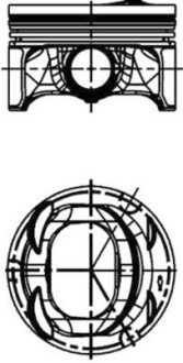 Поршень KOLBENSCHMIDT 40846600