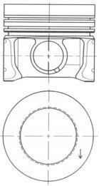 Поршень KOLBENSCHMIDT 41095610