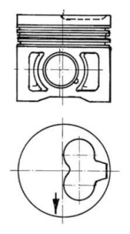 Поршень 79.5 STD VW/Audi 1.9D/2.4D KOLBENSCHMIDT 91386600