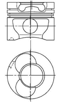 Поршень Sprinter ОМ602DE (89mm-STD) KOLBENSCHMIDT 94823700