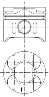 Поршень KOLBENSCHMIDT 97409600