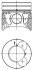 Поршень з кільцями PSA 85,6 DW10UTED4 2.0HDi 16V 2003- (KS) KSM 99700610 (фото 1)