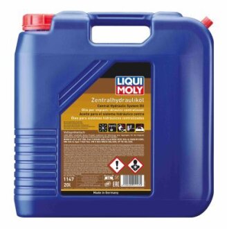 РІДИНА ГІДРАВЛІЧНА ZENTRALHYDRAULIK-OL 20Л LIQUI MOLY 1147