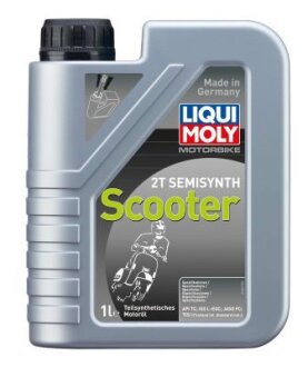 ОЛИВА МОТОРНА НАПІВСИНТ. 2-ТАКТНА MOTORBIKE 2T SEMISYNTH SCOOTER STREET 1Л LIQUI MOLY 1621