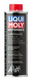 ОЛИВА ДЛЯ ПРОСЯКНЕННЯ ПОВІТРЯНИХ ФІЛЬТРІВ MOTORBIKE LUFT-FILTER-OL 0,5Л LIQUI MOLY 1625