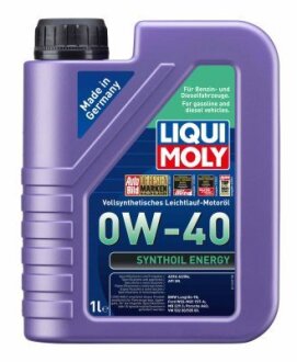 ОЛИВА МОТОРНА SYNTHOIL ENERGY 0W-40 1Л LIQUI MOLY 1922