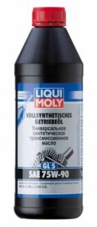 ОЛИВА ТРАНСМIСІЙНА VOLLSYNTHETISCHES GETRIEBEOIL GL5 75W-90 1Л LIQUI MOLY 1950