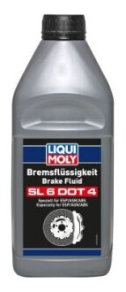 РІДИНА ГАЛЬМІВНА BREMSFLUSSIGKEIT SL6 DOT 4 1Л LIQUI MOLY 21168