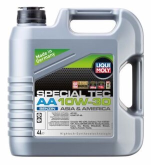 ОЛИВА МОТОРНА SPECIAL TEC AA 10W-30 BENZIN 4Л LIQUI MOLY 21337