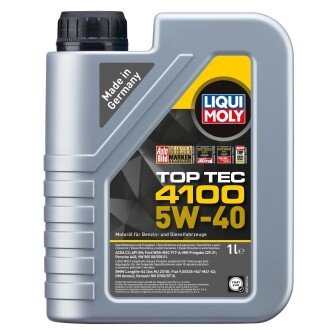 Олива моторна Top Tec 4100 5W-40 1 л (9510) LIQUI MOLY 230053