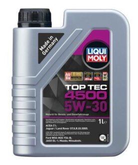 ОЛИВА МОТОРНА TOP TEC 4500 5W-30 1Л LIQUI MOLY 2317