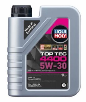 ОЛИВА МОТОРНА TOP TEC 4400 5W-30 1Л LIQUI MOLY 2319