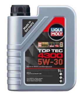 ОЛИВА МОТОРНА TOP TEC 4300 5W-30 1Л LIQUI MOLY 2323