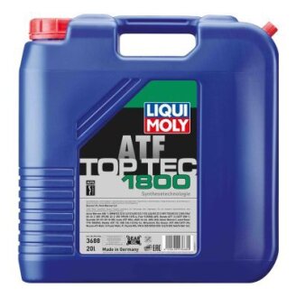 ОЛИВА ДЛЯ АВТОМАТИЧНИХ ТРАНСМІСІЙ TOP TEC ATF 1800 20Л LIQUI MOLY 3688