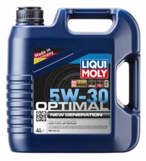 ОЛИВА МОТОРНА OPTIMAL NEW GENERATION 5W-30 4Л LIQUI MOLY 39031