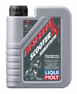 ОЛИВА МОТОРНА НАПІВСИНТ. 2-ТАКТНА MOTORBIKE 2T SEMISYNTH SCOOTER STREET 1Л LIQUI MOLY 3983