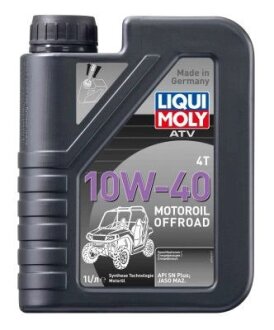 ОЛИВА ДЛЯ КВАДРОЦИКЛІВ ATV 4T MOTOROIL 10W-40 OFFROAD 1Л LIQUI MOLY 7540