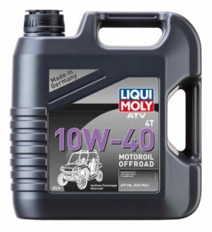 ОЛИВА ДЛЯ КВАДРОЦИКЛІВ ATV 4T MOTOROIL 10W-40 OFFROAD 4Л LIQUI MOLY 7541