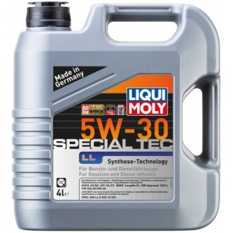 Олива моторна SPECIAL TEC LL 5W-30 (Каністра 4л) LIQUI MOLY 7654